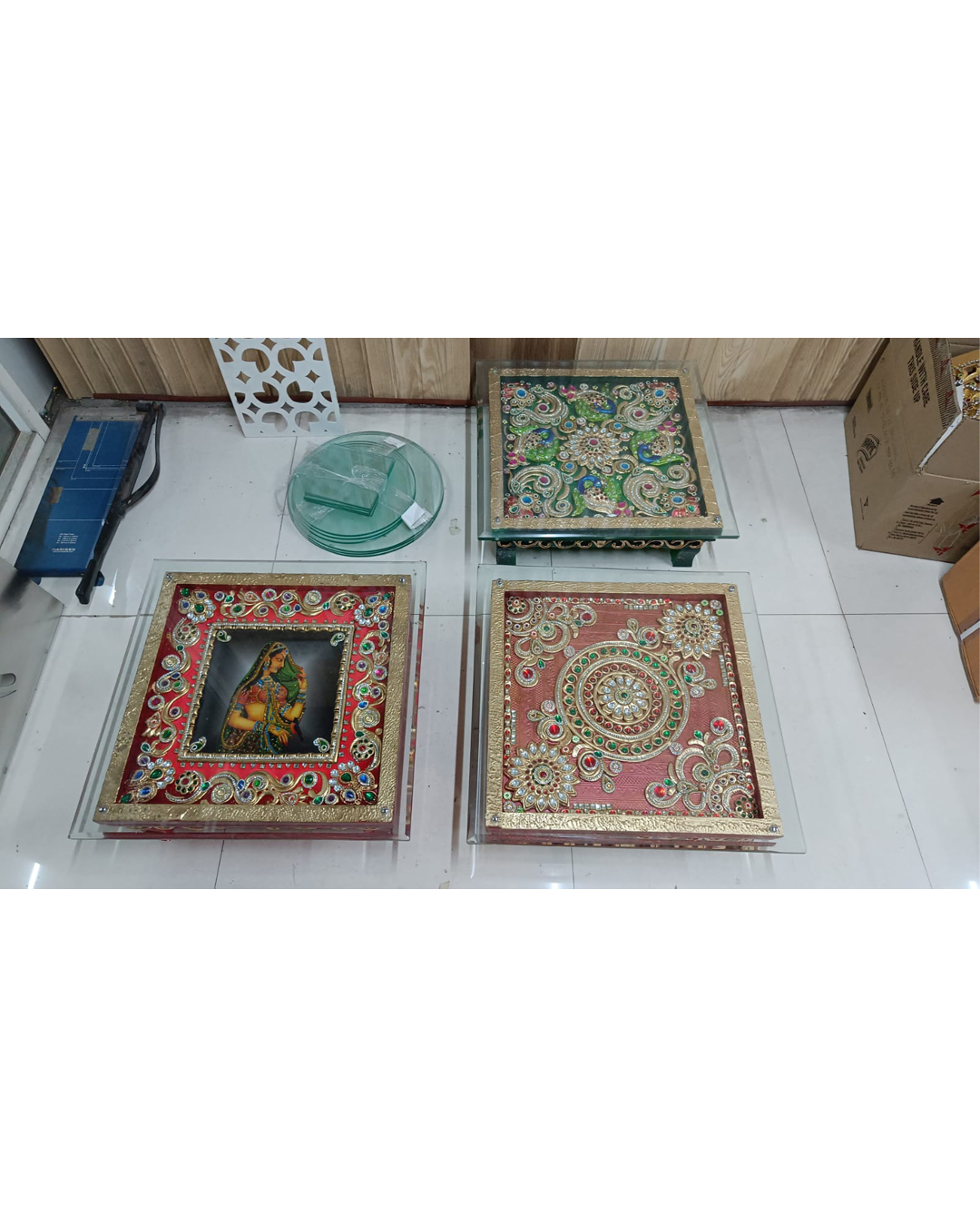 Riddhi Siddhi Art Creations - Traditional Rajasthani Chowki